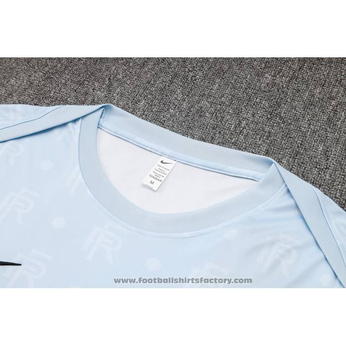 Tracksuit France Short Sleeve 2024-2025 Light Blue - Shorts